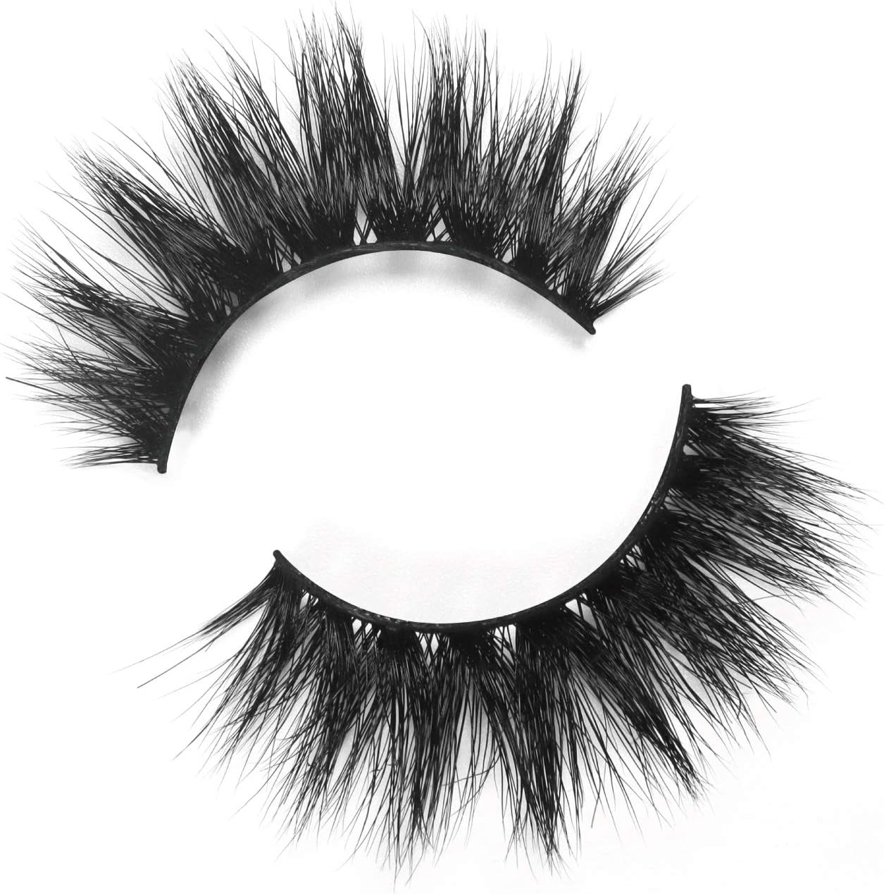BEPHOLAN Mink Lashes| 100% Siberian Mink Fur Lashes| Dramatic Round Look| Long& Thick| Totally Cruelty-Free| Reusable &Handmade| Non-Irritating Fake Eyelashes| XMZ01