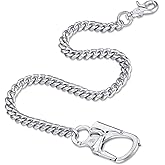 Ahiller Wallet Chains for Men Women Pants Chain with Double Metal Clips Heavy Duty Biker Chain for Jeans