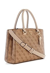 GUESS Noelle Girlfriend Satchel, Latte Logo