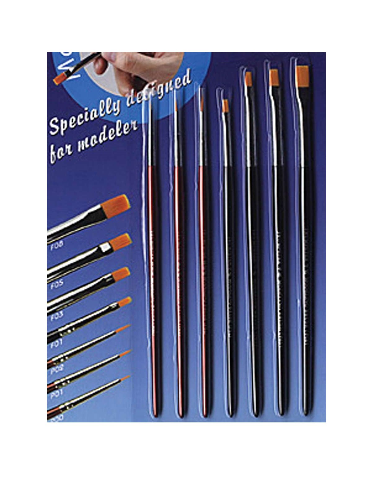 Trumpeter Tools - Modeling Brushes (7 PC Set)