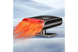 MEIDAYAI Car Heater 12V 150W, Efficient 2-in-1 Defroster & Defogger, Fast Heating & Cooling Fan for Windshield, Portable Car 