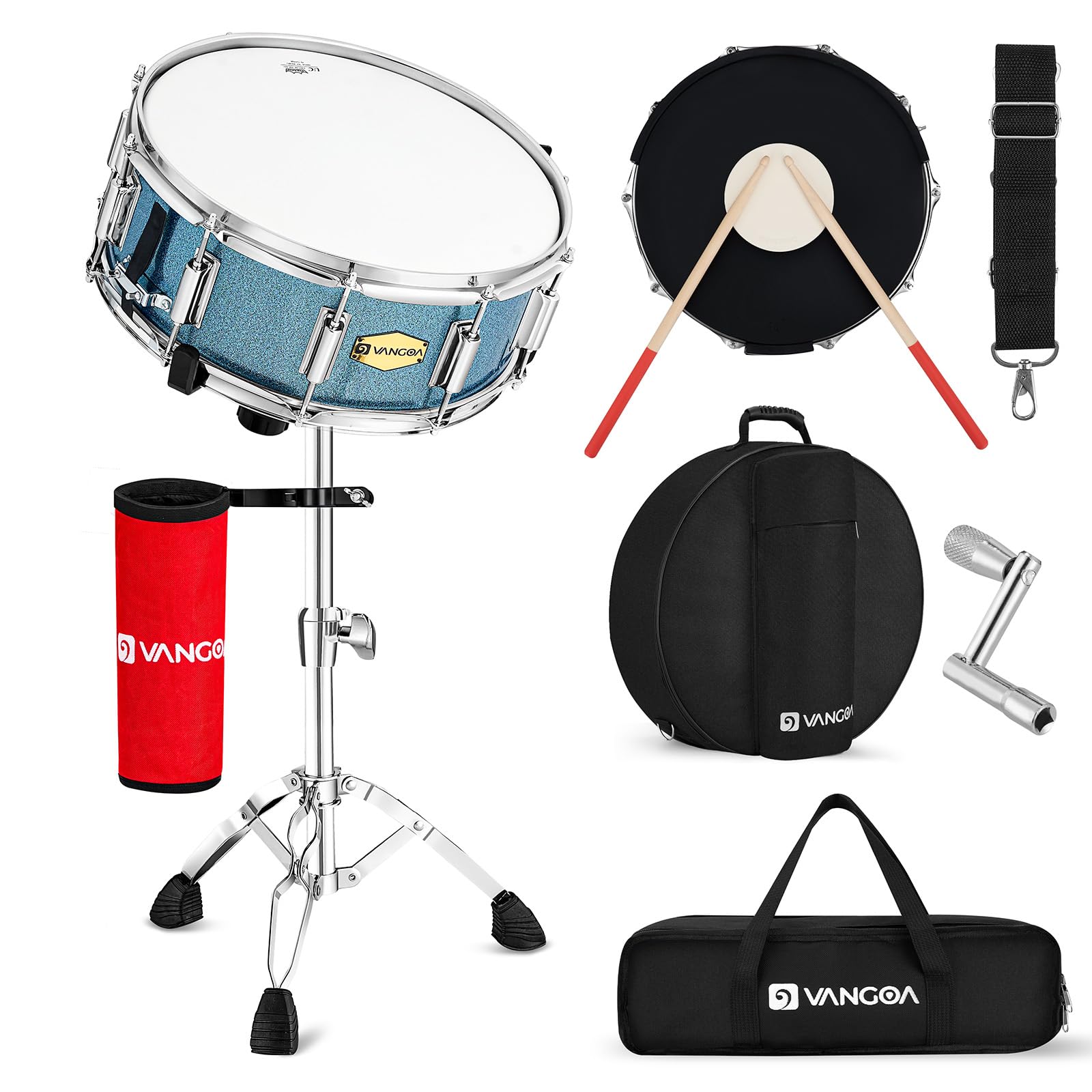 Vangoa Snare Drum Set with Remo Head 14" x