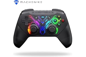 Machenike G3S Wireless Gaming Controller for Windows PC,Switch,Android,PC Controller With LED Backlight Dual Vibration Motors, Dual Connection Modes,Plug and Play [video game]