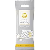 Wilton White Vanilla Decorator Preferred Fondant Pack 4.4 oz. (Packaging May Vary)