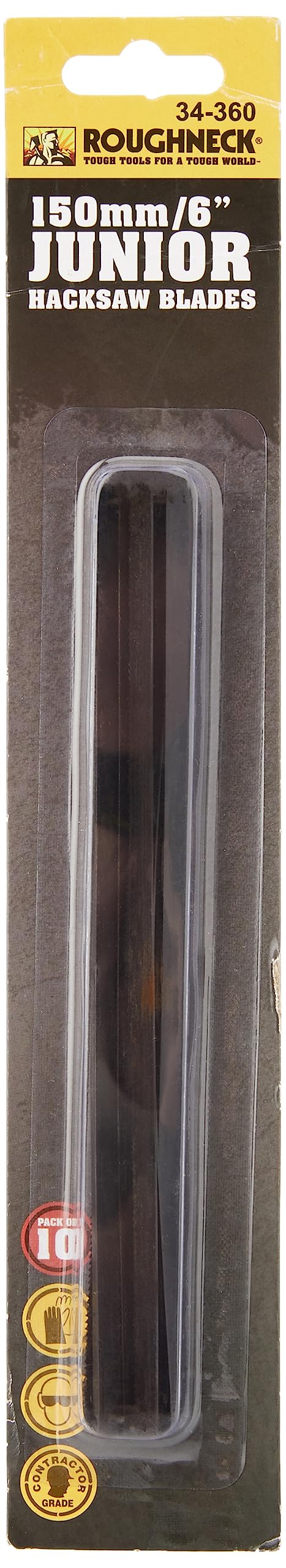 Roughneck ROU34360 Junior Hacksaw Blades - 10 Pack 150mm/6"