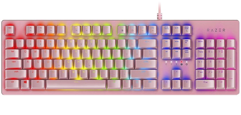 Razer、光学メカニカルキーボードのピンクモデル『Razer Huntsman