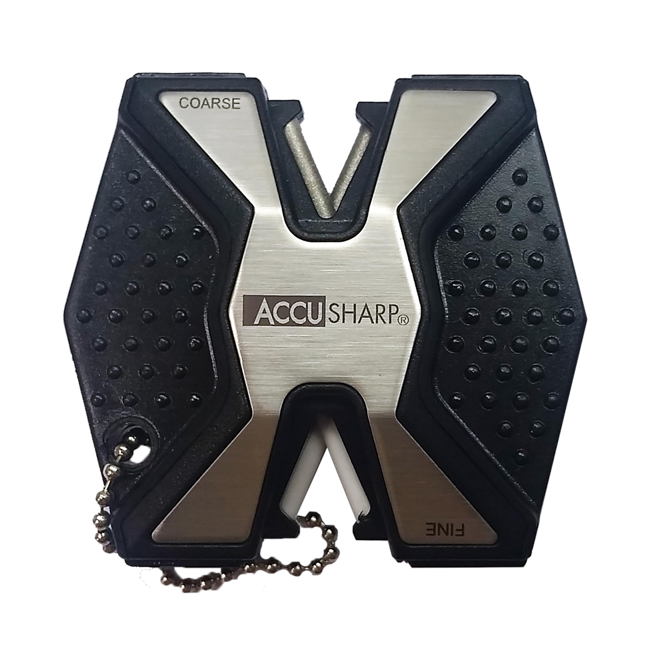 AccuSharp Lightweight Pocket Sharpener 2-Step Knife Sharpener Kitchen Tool -Black