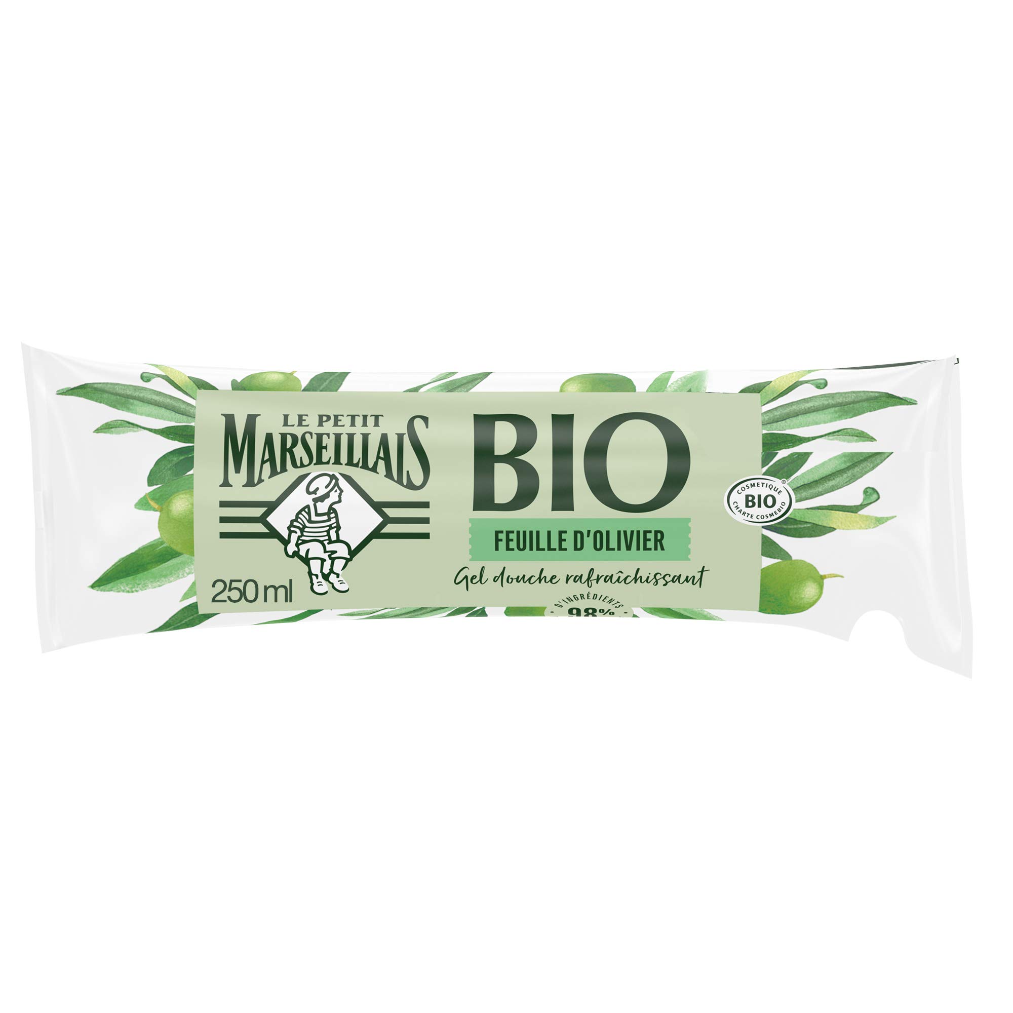 Le Petit Marseillais Refreshing Shower Gel Olive Leaf Eco Refill Organic 250ml