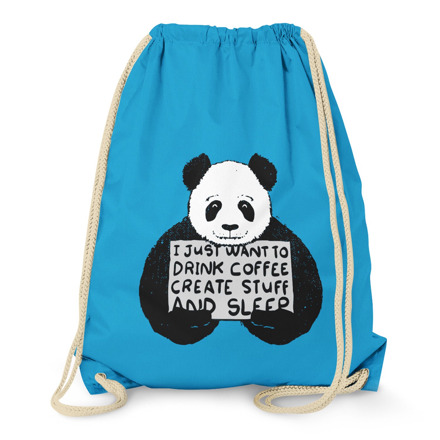 NERDO - Drink coffee, create stuff and sleep - gym bag