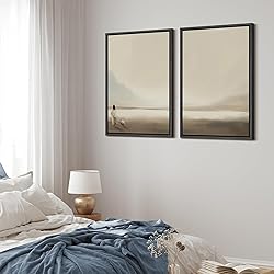 MUDECOR Framed Canvas Print Wall Art Set Minimalist