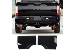 RONGSEN Rear Bumper Trim Kit on Both Sides, for Toyota Tundra 2022-2024. Car Rear Corner Protector Edge Protection Plate, Ext