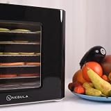 Nebula Food Dehydrator Bundle 400W 6 Stainless Trays Digital LED Touch view 3