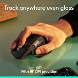 Logitech MX Master 3S Wireless Mouse Graphite 8000 DPI Bluetooth USB Receiver view 2