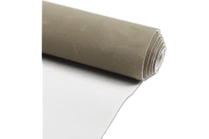 Partuto Suede Fabric 150g Headliner Fabric 53.94" l x 47.64" W Interior Trim DIY Roof Repair Foam Backing for Car Truck RV SU