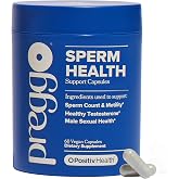 PREGGO Sperm Health Support for Improved Sperm Count &ndash; 30-Day Supply | OBGYN-Formulated for Sperm Motility with Tongkat Ali, NAC &amp; Alpha Lipoic Acid