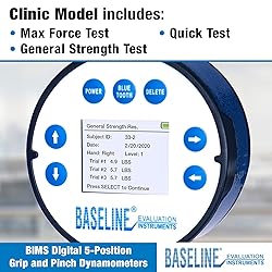 Baseline BIMS Digital 5-Position Hand Dynamometer