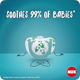 NUK Star Baby Dummy 0-6 Months Day Night Soothers Silicone Blue Koala 2 Count view 2