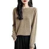 Chanyarn Women's 100% Merino Wool 2025 Fall Winter Crewneck First-Line Ready to Wear Long Sleeve Seamless Knit Sweater