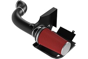 Endxedo 4" inches Performance Cold Air Intake Kit with Filter & Powder Coated Intake Tube Pipe Compatible with 99-06 GMC Chevy 1999 2000 2001 2002 2003 2004 2005 2006 V8 4.8L/5.3L/6.0L Red