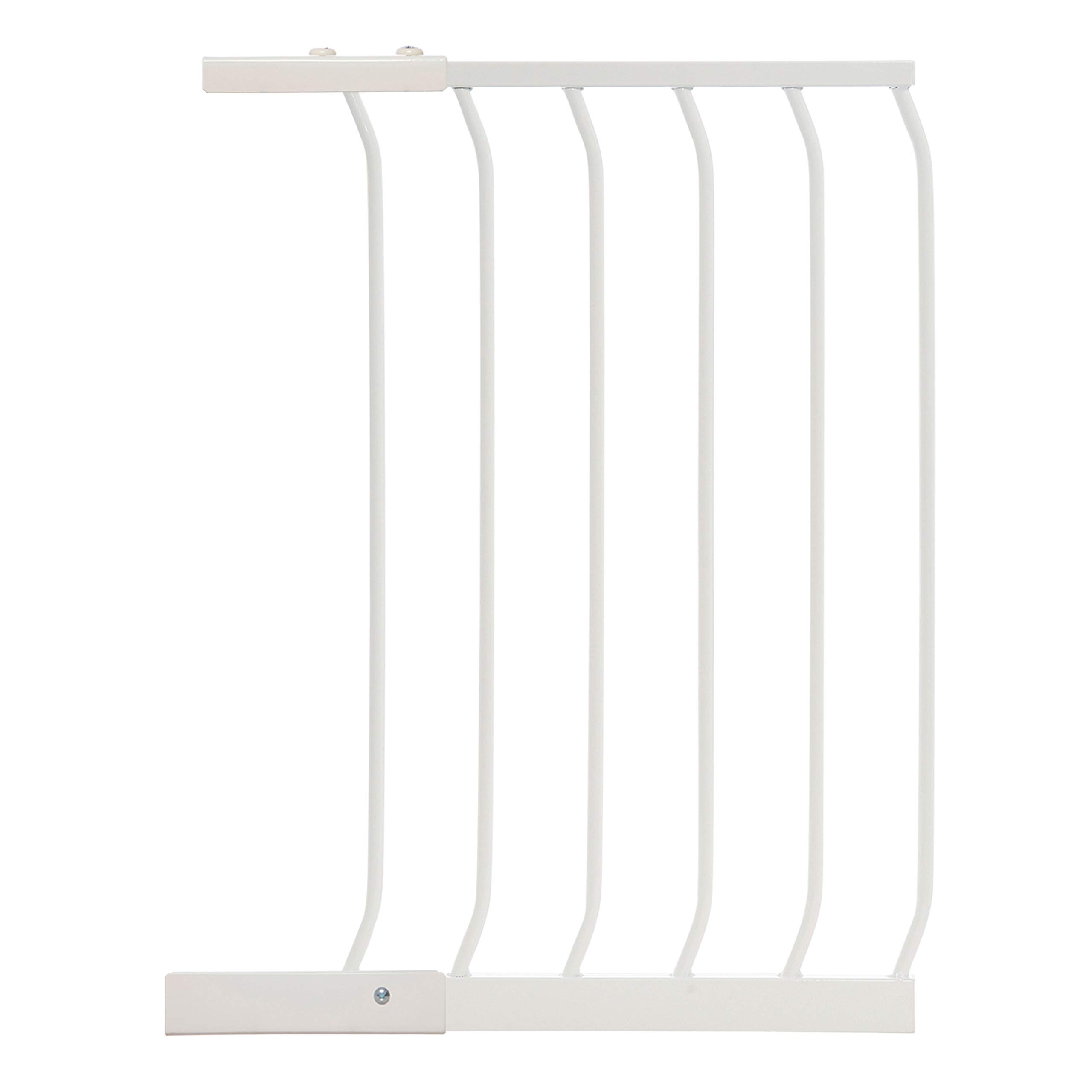 Dreambaby Chelsea Gate 63cm Wide Extension - Safety Gate Extender Kit - Fits Chelsea Gates with Standard Height of 75cm - for Pressure Mounted Child Security Gates - White