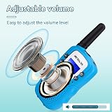 Retevis RT388 Kids Walkie Talkies Sky Blue 1 Pair Flashlight VOX 8 Channels view 4