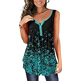 Ulovmi Plus Size Tank Top for Women Sleeveless Tunic Tops to Wear with Leggings