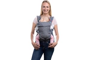 YOU+ME 4-in-1 Baby Carrier Newborn to Toddler - All-Position, Hip-Healthy Newborn & Toddler Carrier with Breathable 3D Mesh P