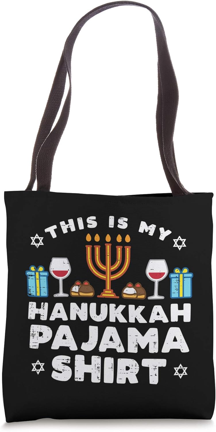 Hanukkah Pajama Shirt Menorah Chanukah Jewish Festival Gift