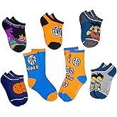 Bioworld Dragon Ball Super Broly Movie Kids Week Of Socks 7-Pairs Mix And Match Box Set