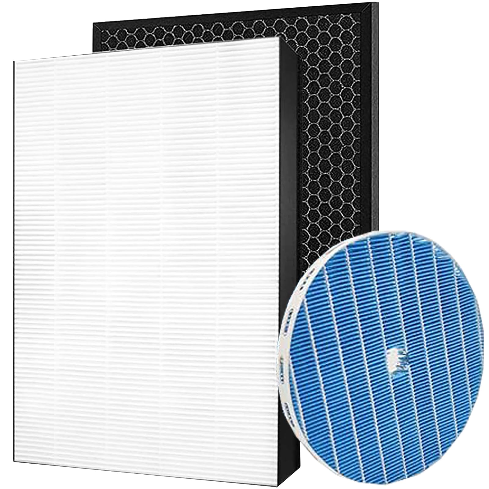 FY1410 and FY2425 Replacement Filter Set for Philips AC2729/10 Air Purifier Replacement Filter FY1410/30 FY2425/30 (Includes 2 HEPA Filters and 1 Activated Carbon Filter)