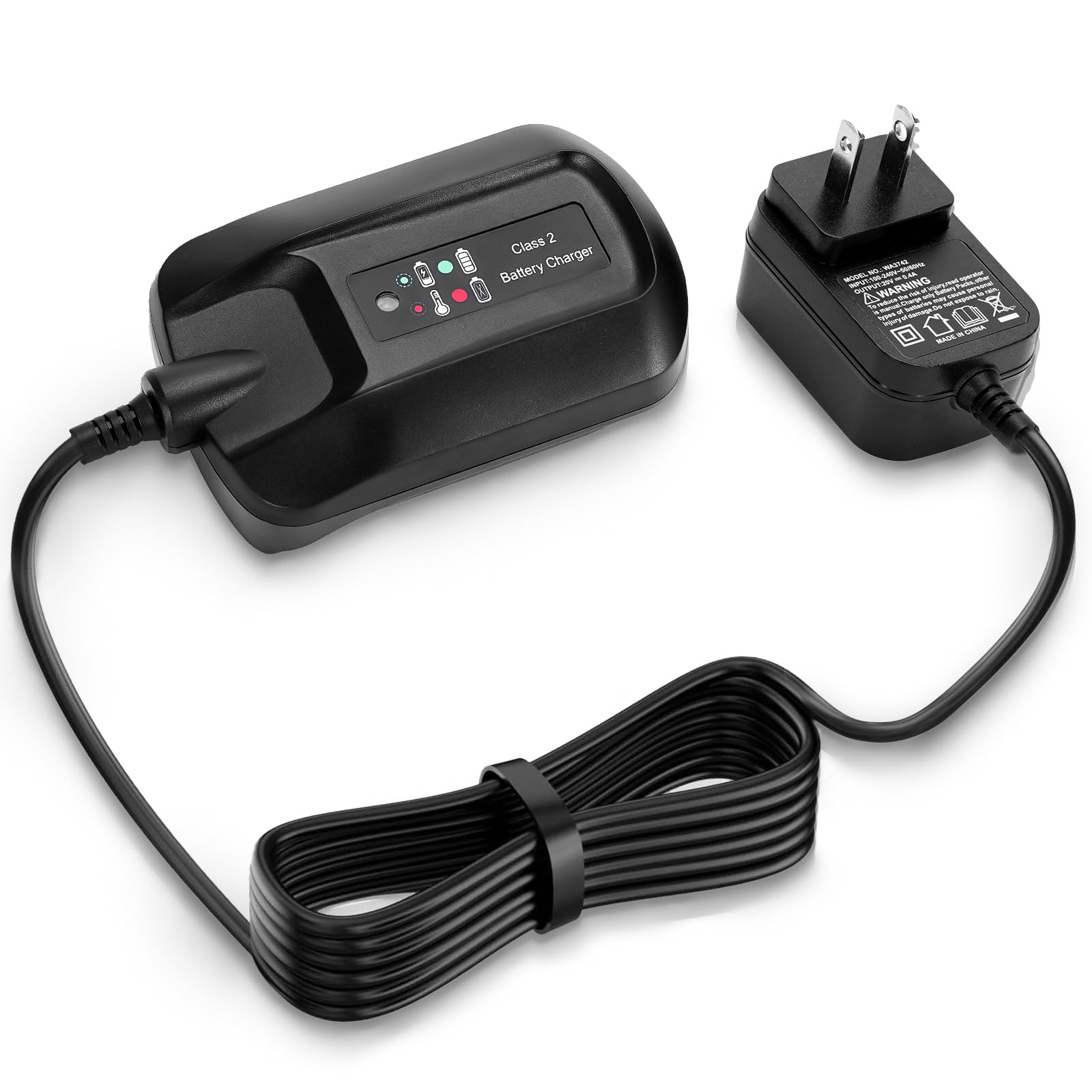 Photo 1 of WA3742 Charger Compatible with Worx Battery 20V WA3520 WA3525 WA3575 WA3674 Replacement for Worx 20V Battery Charger WA3732 WA3868
