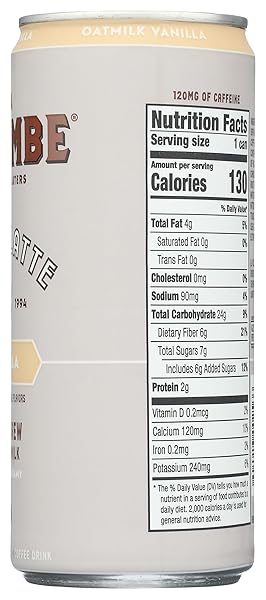 LA COLOMBE OATMILK DRAFT LATTE, PLANT-BASED, DAIRY-FREE, GRAB AND GO COFFEE, VANILLA, 9 FL.OZ