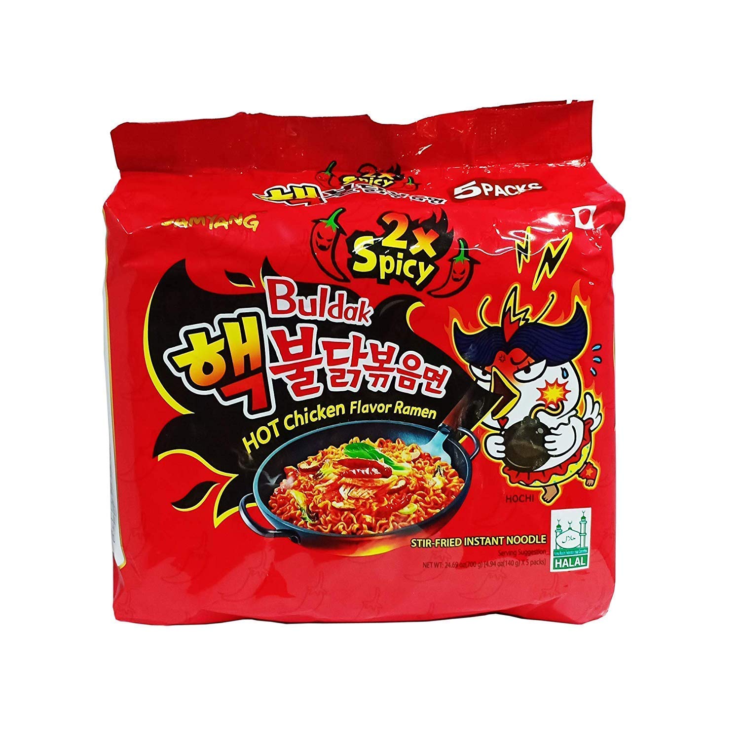 Samyang Fennel Seeds 50g with Hot Chicken Ramen 2X Spicy Buldak Noodles