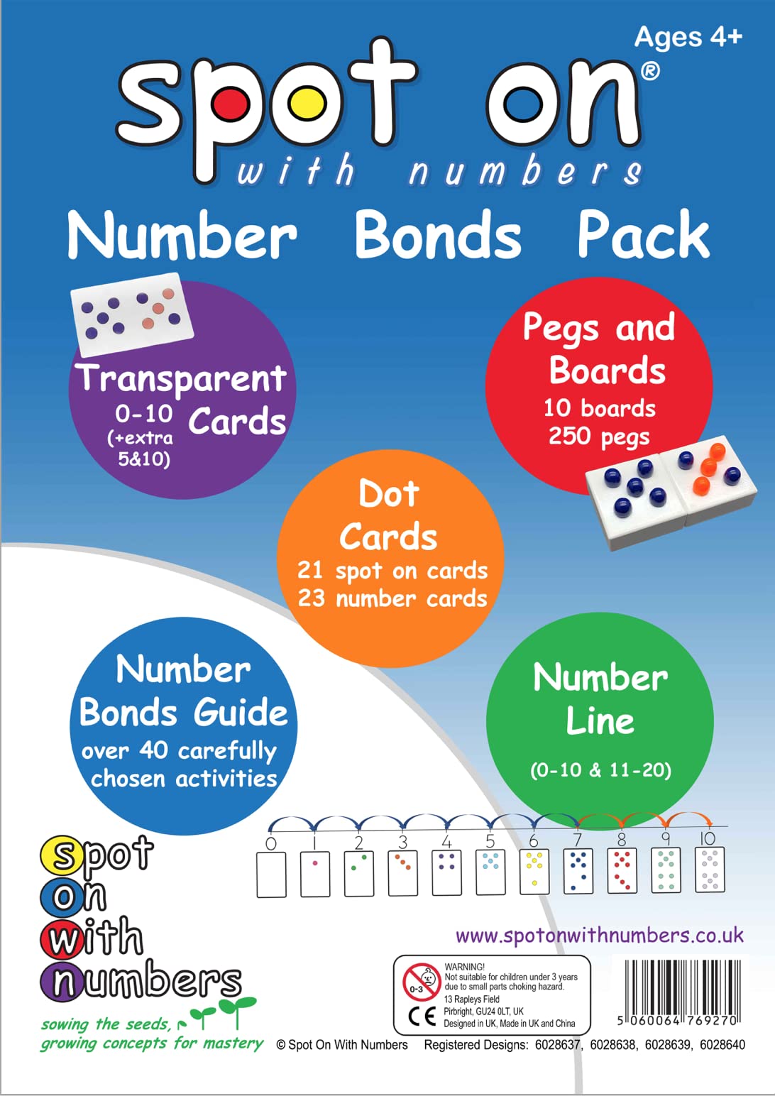 Spot On With Numbers NUMBER BONDS PACK for number bonds