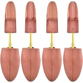 tongzaner Cedar Shoe Tree for Men, Wide Heel Women's Adjustable Shoe Tree, Split Toe Cedar Boot Tree