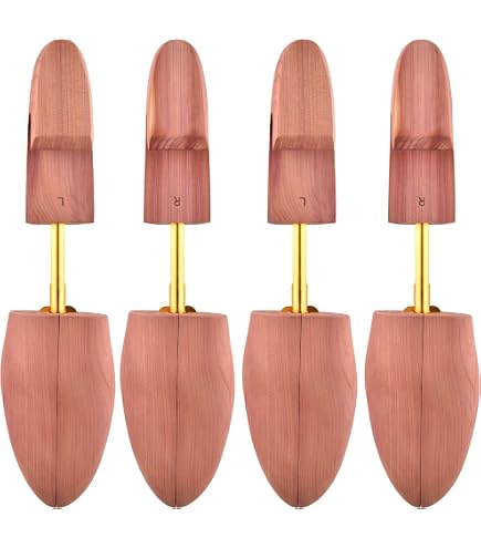 Lot De 2 Embauchoirs à Chaussures Avec Chausse-pied - Pour étirer Longueur/largeur, Tailles 40-47, Plastique Renforcé