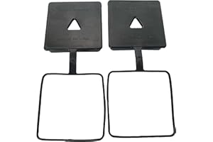 GR Innovations | RV Bumper Plug End Cover with Tether | 2 Pack | Made in USA | Loss Prevention for Sewer Hose