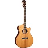 Cort GOLDA10 Gold A10 Cocobolo Acoustic-Electric Guitar Natural Gloss