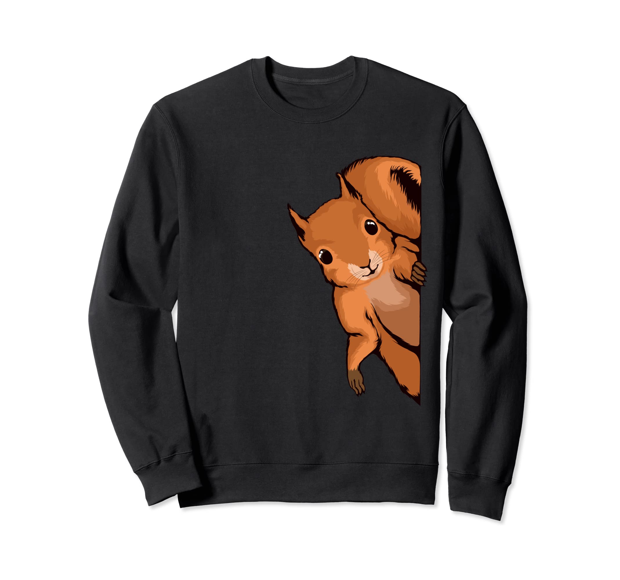Squirrel Looking From The Side Squirrel Sweatshirt