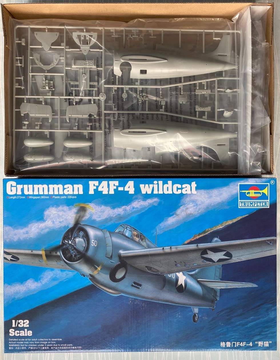 Trumpeter 1: 32 - Grumman F4F-4 Wildcat