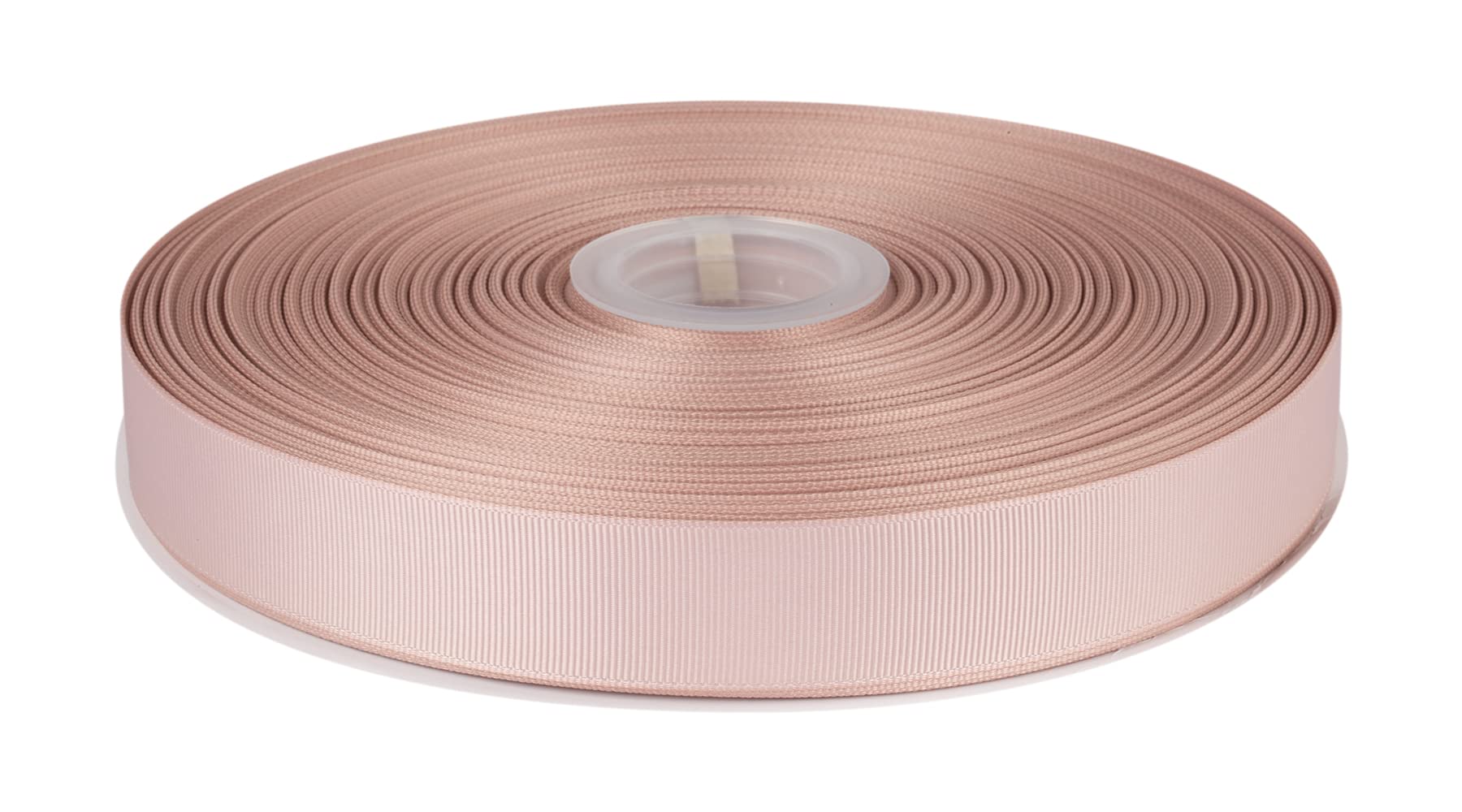 Fondersy 25mm X 91M Solid Grosgrain Ribbon for Gift Wrapping, Parties, Wedding Decoration, Crafts Sewing(Vanilla)