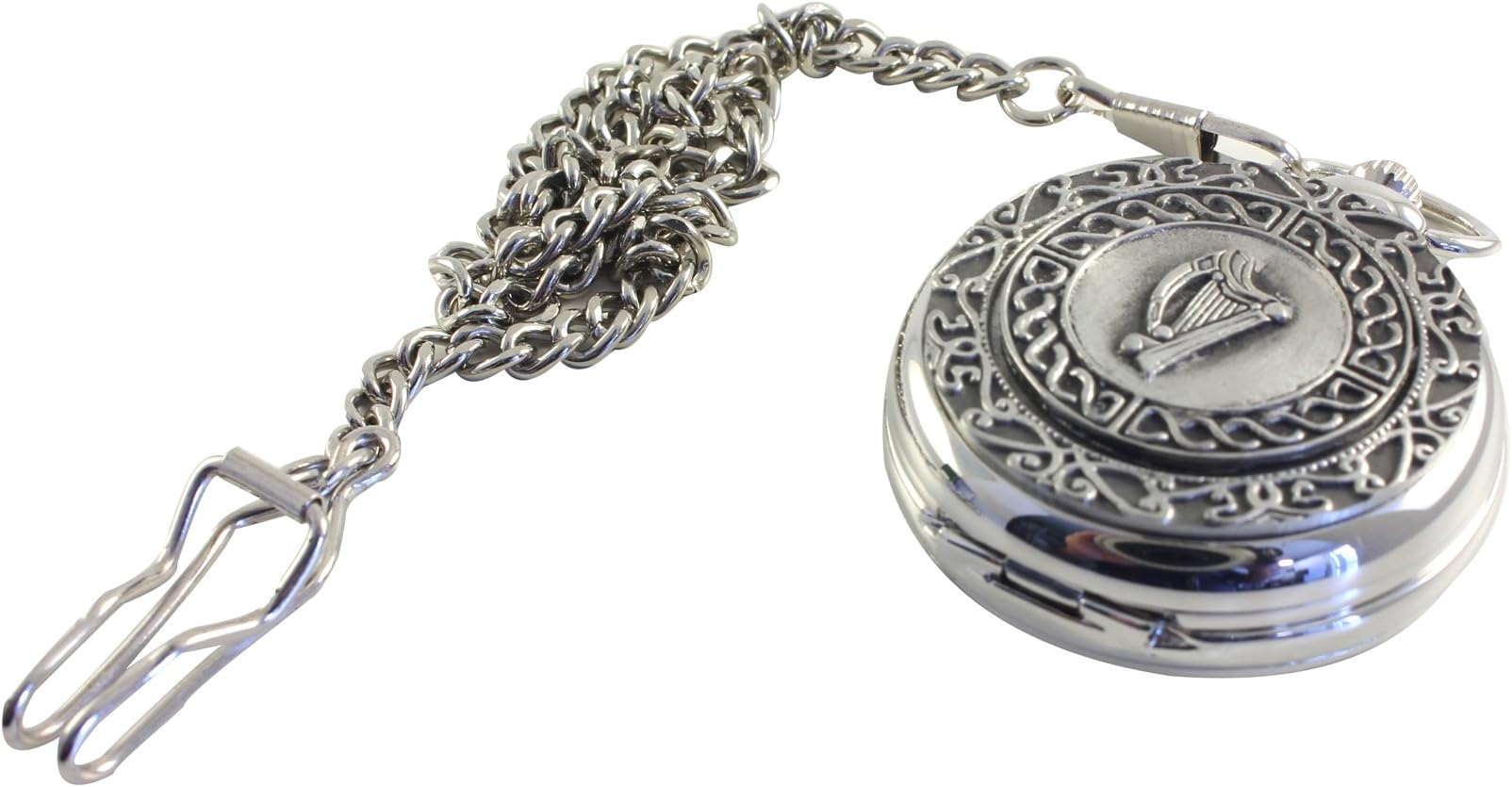 Pocket Watch Irish Harp Mechanical