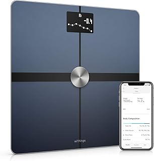 Withings Body+ - WLAN-Körperwaage für Körperzusammensetzung, Schwarz