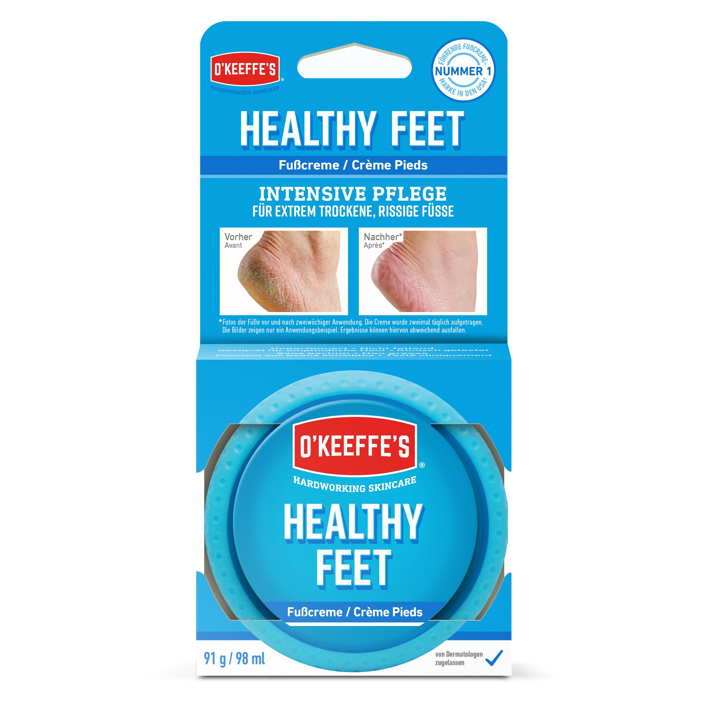 O'Keeffe's Healthy Feet Foot Cream 91g