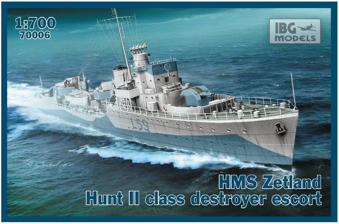 Big Ant IBG 1/700 Royal Navy Hunt II class destroyer escort georgette land L59 1942 years plastic model PB70006