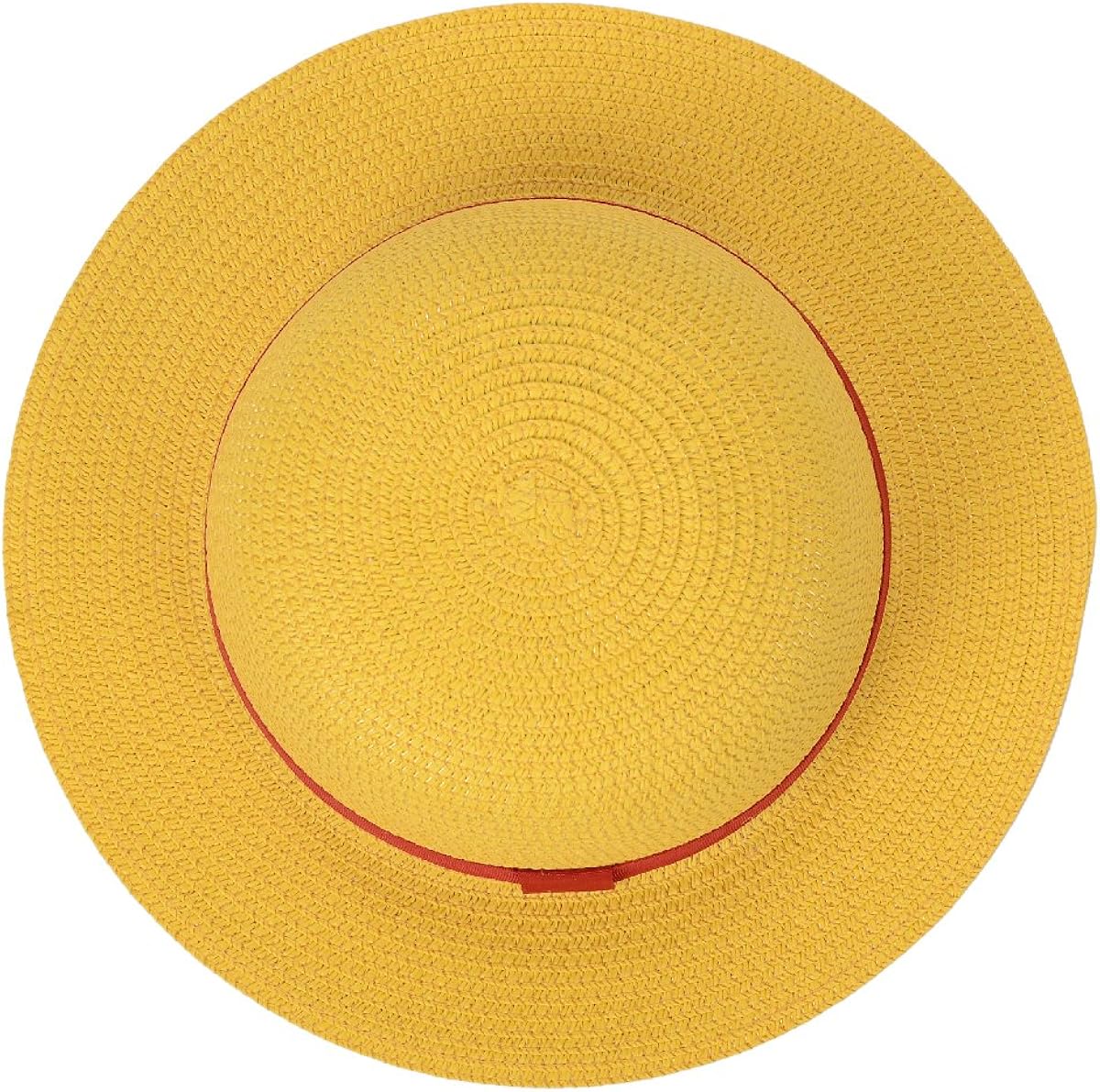 Straw Hat Performance Animation Cosplay Accessories Hat Summer Sun Hat Yellow: Clothing
