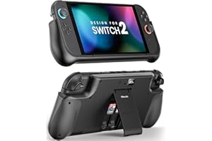 Mavulo Battery Pack for Nintendo Switch 2 (2025), 10000mAh PD/QC Fast Charging Case – Fully Charges in 2.5 Hours, LED Display, USB-C Ports, 2 Game Card Slots & Kickstand