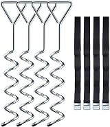 Delex Heavy Duty Trampoline Anchor Kit 4x Ground Stakes 40cm Galvanized view 8