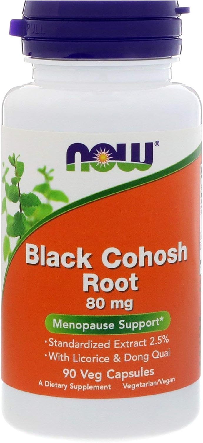NOW Foods Black Cohosh 80 mg: Health & Personal Care