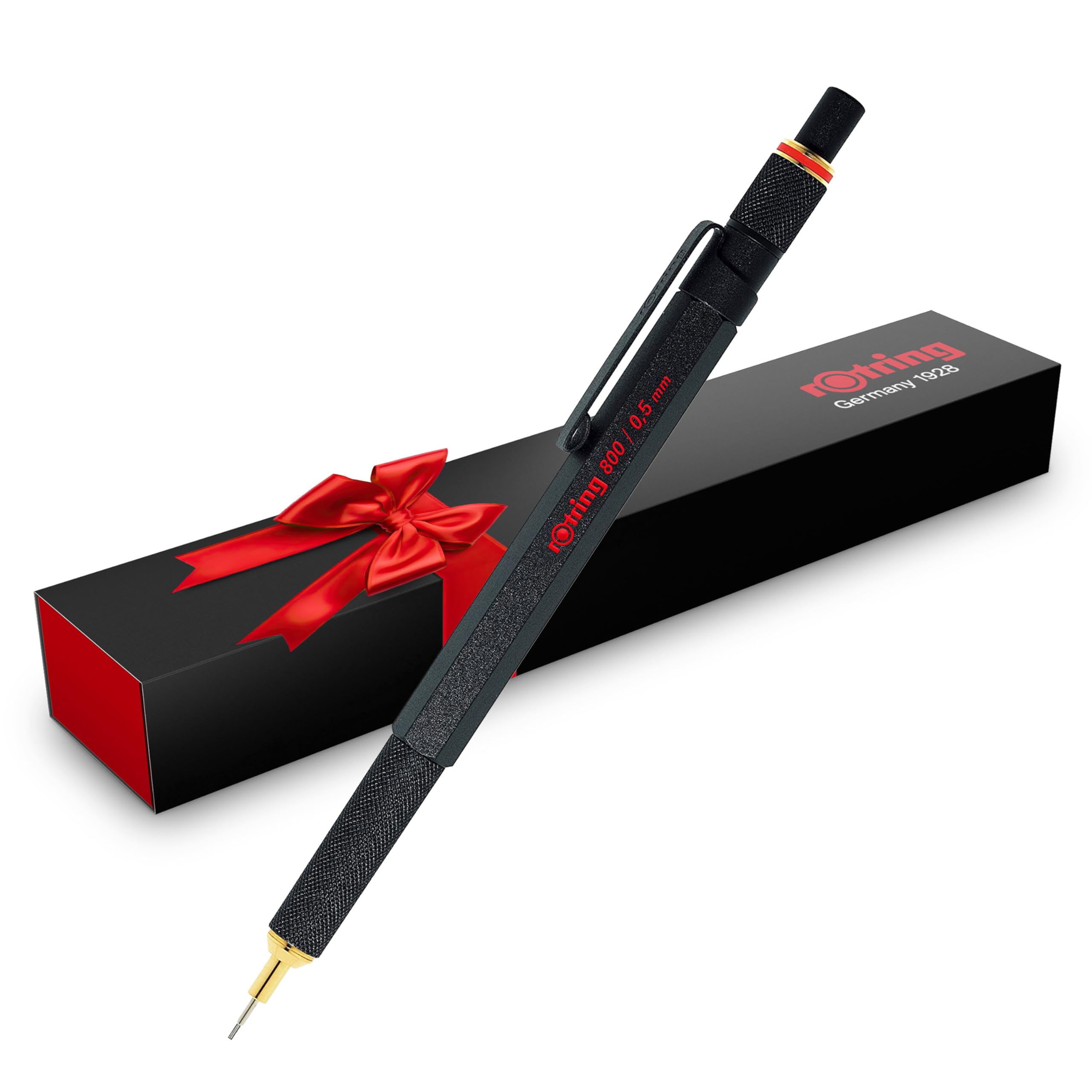 rOtring 800 Retractable Metal Mechanical Pencil, 0.5mm, Black | eBay